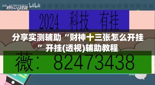 分享实测辅助“财神十三张怎么开挂	”开挂(透视)辅助教程