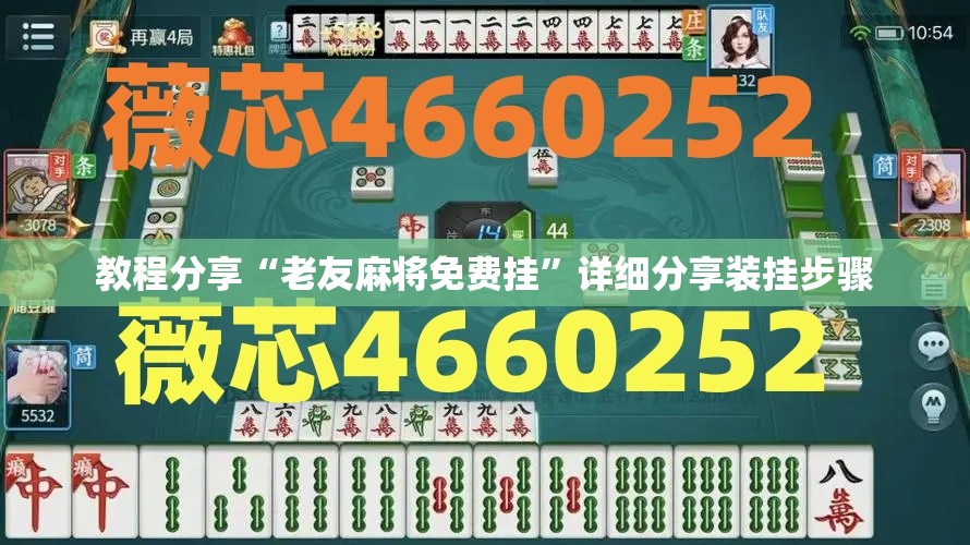 教程分享“老友麻将免费挂”详细分享装挂步骤