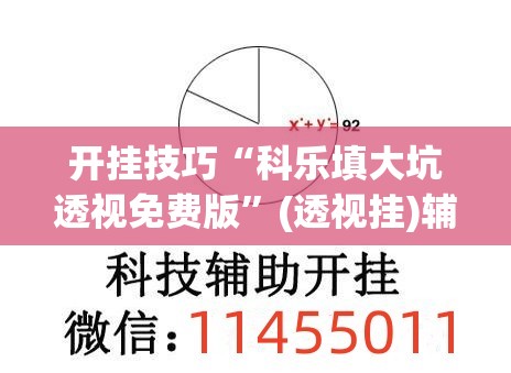 开挂技巧“科乐填大坑透视免费版”(透视挂)辅助下载教程