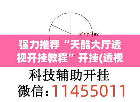 强力推荐“天酷大厅透视开挂教程”开挂(透视)辅助神器