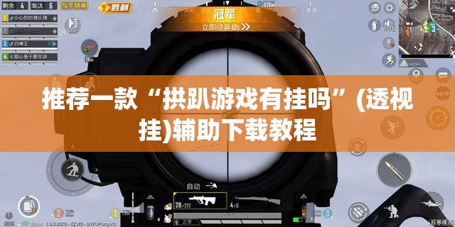 推荐一款“拱趴游戏有挂吗”(透视挂)辅助下载教程