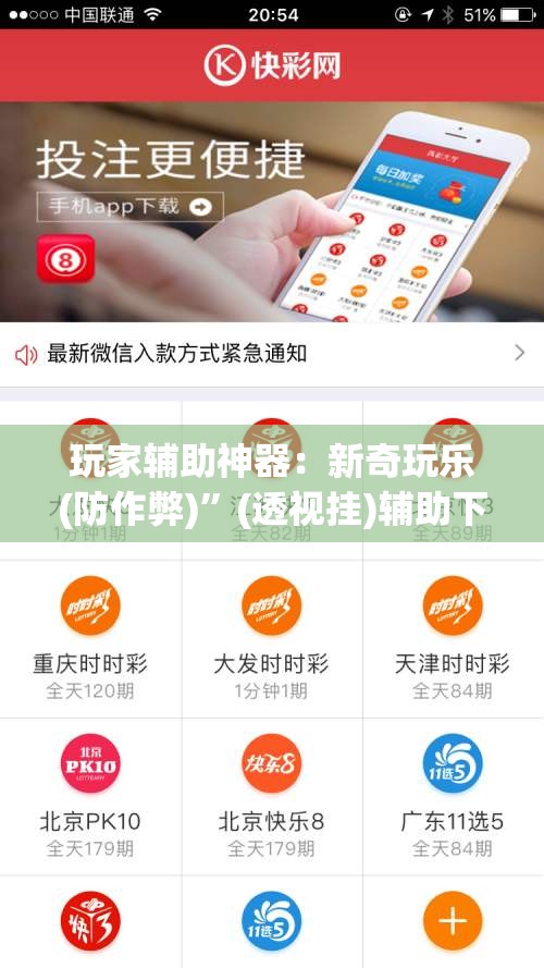 玩家辅助神器：新奇玩乐(防作弊)	”(透视挂)辅助下载教程