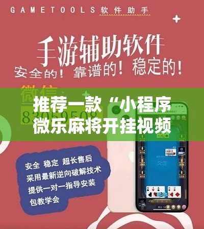 推荐一款“小程序微乐麻将开挂视频”详细分享装挂步骤