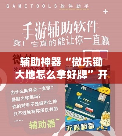 辅助神器“微乐锄大地怎么拿好牌”开挂详细教程