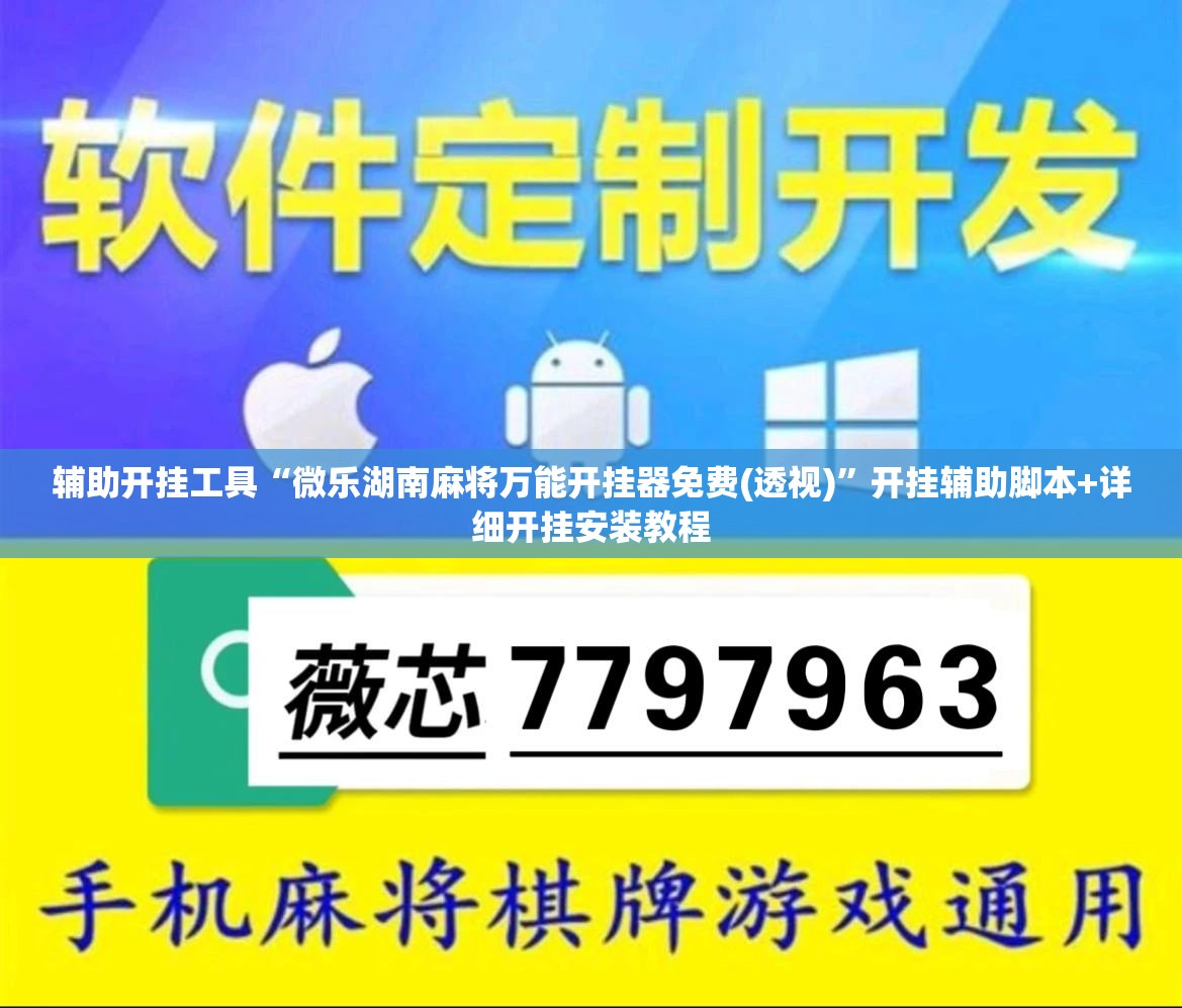 辅助开挂工具“微乐湖南麻将万能开挂器免费(透视)	”开挂辅助脚本+详细开挂安装教程