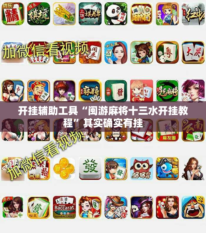 开挂辅助工具“闽游麻将十三水开挂教程”其实确实有挂