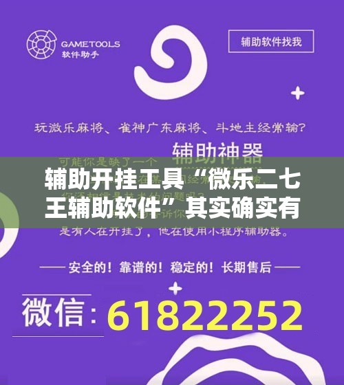 辅助开挂工具“微乐二七王辅助软件”其实确实有挂