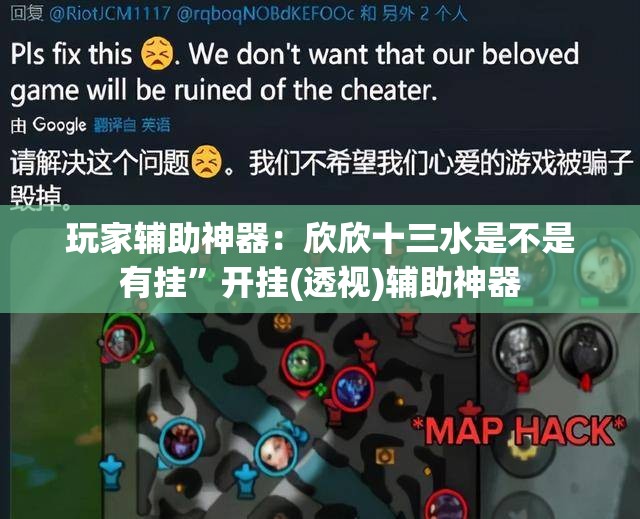 玩家辅助神器：欣欣十三水是不是有挂”开挂(透视)辅助神器