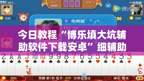 今日教程“博乐填大坑辅助软件下载安卓	”细辅助教程分享