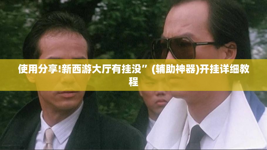 使用分享!新西游大厅有挂没”(辅助神器)开挂详细教程