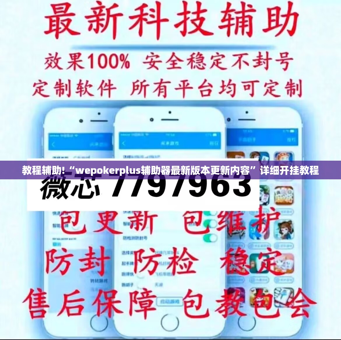 教程辅助!“wepokerplus辅助器最新版本更新内容”详细开挂教程