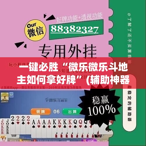 一键必胜“微乐微乐斗地主如何拿好牌”(辅助神器)开挂详细教程