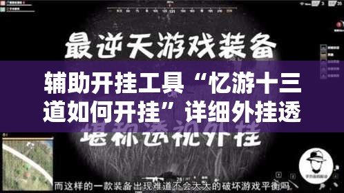 辅助开挂工具“忆游十三道如何开挂”详细外挂透视辅助软件教程