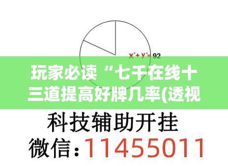 玩家必读“七千在线十三道提高好牌几率(透视)”开挂辅助脚本+详细开挂安装教程