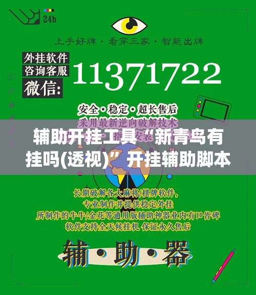 辅助开挂工具“新青鸟有挂吗(透视)”开挂辅助脚本+详细开挂安装教程