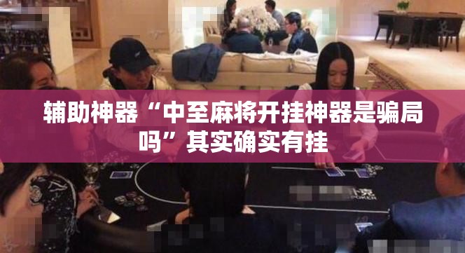 辅助神器“中至麻将开挂神器是骗局吗”其实确实有挂