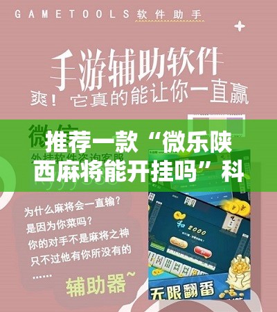 推荐一款“微乐陕西麻将能开挂吗”科技辅助神器手机版