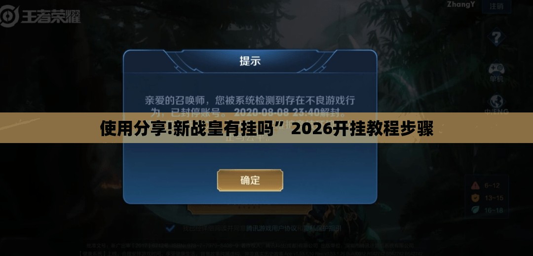 使用分享!新战皇有挂吗	”2026开挂教程步骤