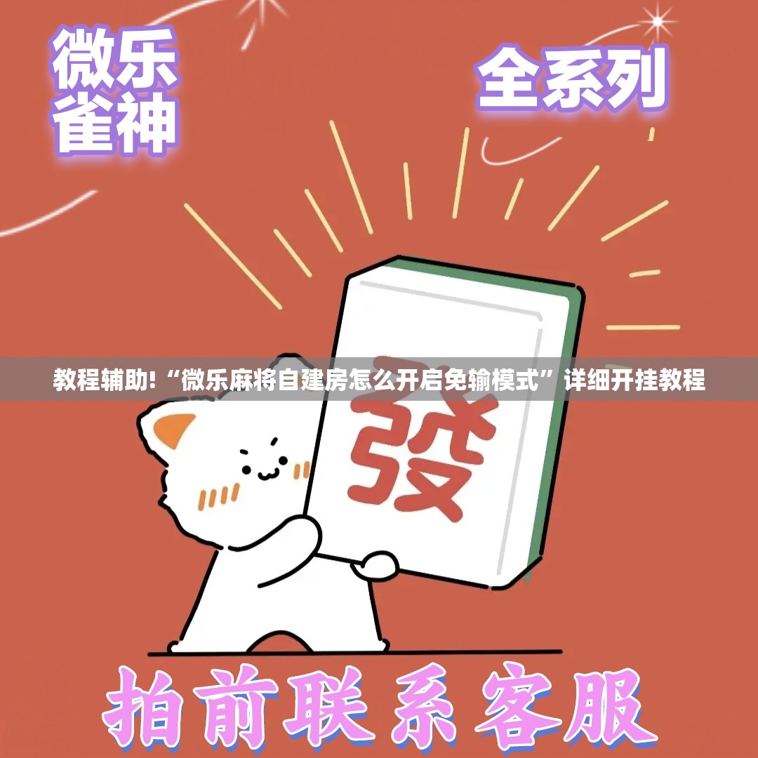 教程辅助!“微乐麻将自建房怎么开启免输模式”详细开挂教程